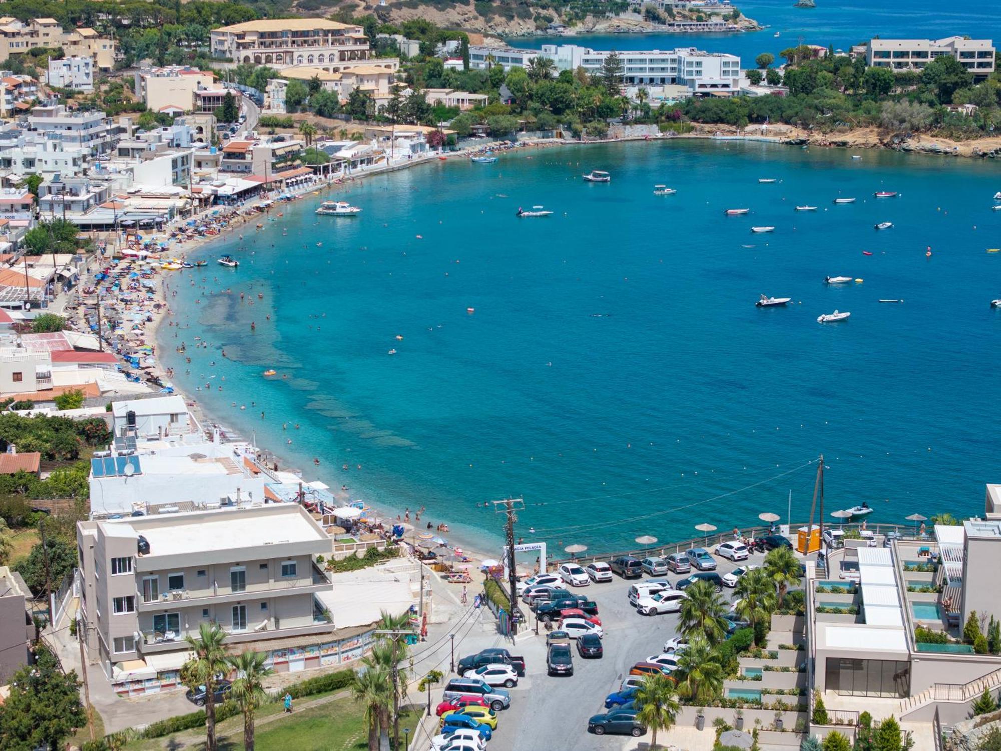 Mk Summer Breeze Luxury Apartments Agia Pelagia Eksteriør bilde
